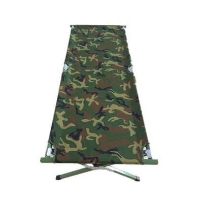 Шестерня зеленого цвета армии тактическая на открытом воздухе складывая трубку военной кровати кроватки алюминиевую