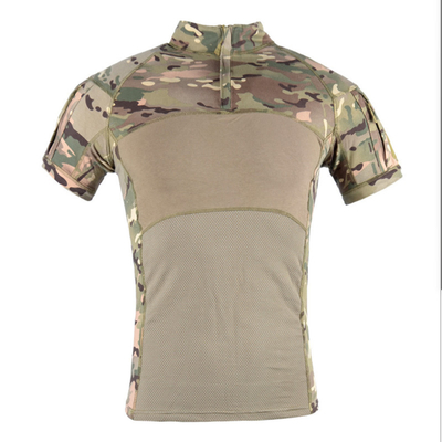 Рубашка армии военной тактической шеи рубашки 100% хлопок КАМУФЛИРОВАНИЯ CP носки круглой военная