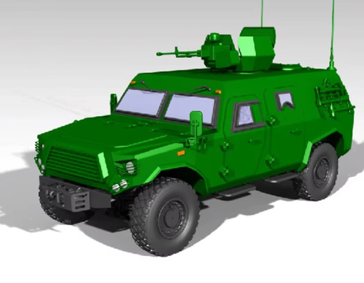 800cc Дисплея двигателя 3 Амфибийные военные бронемашины