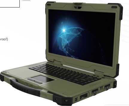 Военный подкрепление notebook, подкрепление лабтоп, 14-дюймовый одноэкранный прочный портативный ноутбук