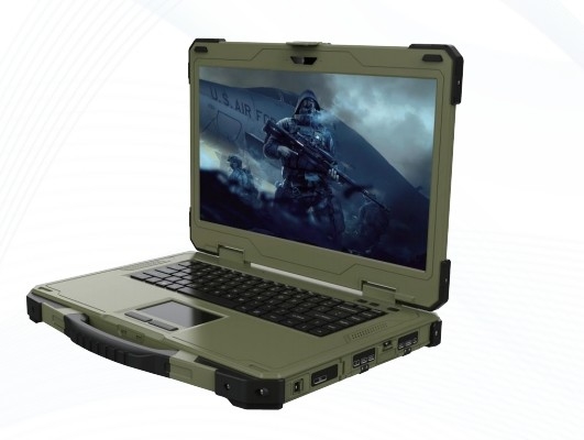 Военный подкрепление notebook, подкрепление лабтоп, 14-дюймовый одноэкранный прочный портативный ноутбук